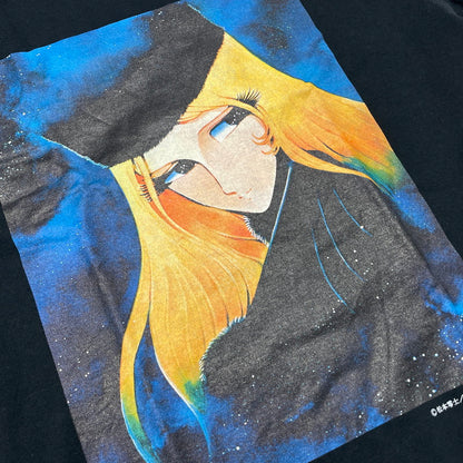 【中古品】【メンズ】 FILMARKS CULTURE WEAR フィルマークス × 銀河鉄道999 別注コラボ ILLUSTRATION TEE イラストTシャツ 復刻版 半袖 トップス 147-260930-yo-13-teih サイズ：XL カラー：ブラック 万代Net店