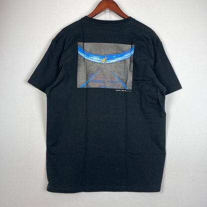 【中古品】【メンズ】 FILMARKS CULTURE WEAR フィルマ－クス × 銀河鉄道999 別注コラボ LOGO TEE ロゴ TSHIRT 復刻版 半袖 トップス 147-260929-yo-13-teih サイズ：XL カラー：ブラック 万代Net店