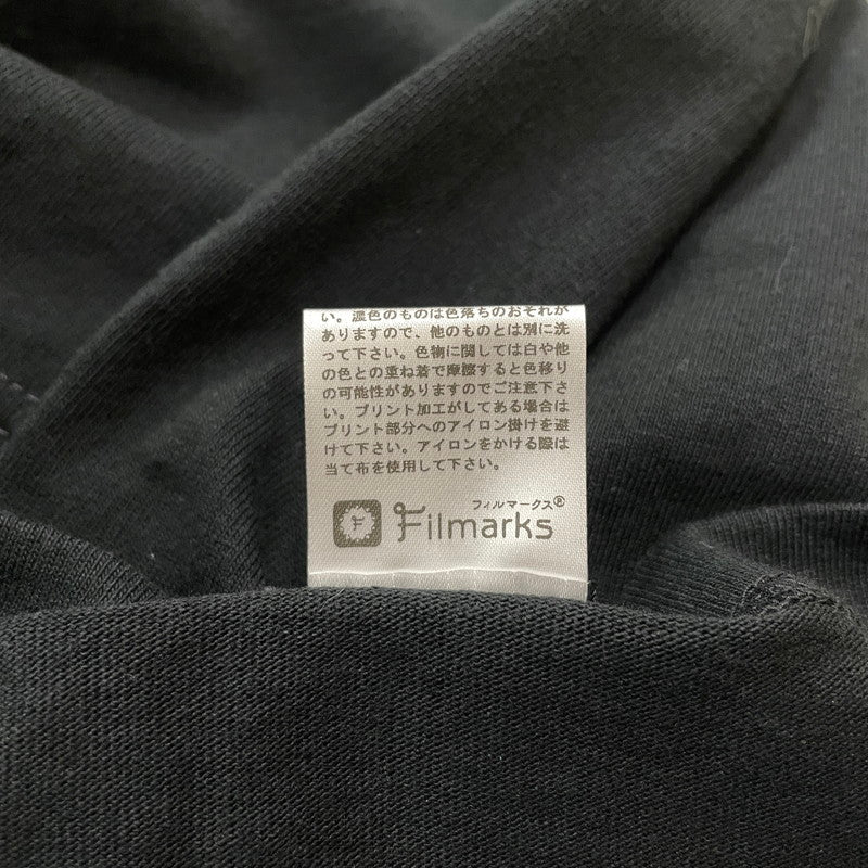 【中古品】【メンズ】 FILMARKS CULTURE WEAR フィルマ－クス × 銀河鉄道999 別注コラボ LOGO TEE ロゴ TSHIRT 復刻版 半袖 トップス 147-260929-yo-13-teih サイズ：XL カラー：ブラック 万代Net店