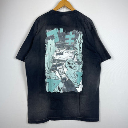 【中古品】【メンズ】 JDM TOURS ジェイディーエム ツアー × 頭文字D イニシャルD 別注コラボ 沙雪＆真子 PRINT S/S TEE プリント ショートスリーブ Tシャツ 半袖 トップス 140-260929-yo-12-teih サイズ：XL カラー：ブラック 万代Net店