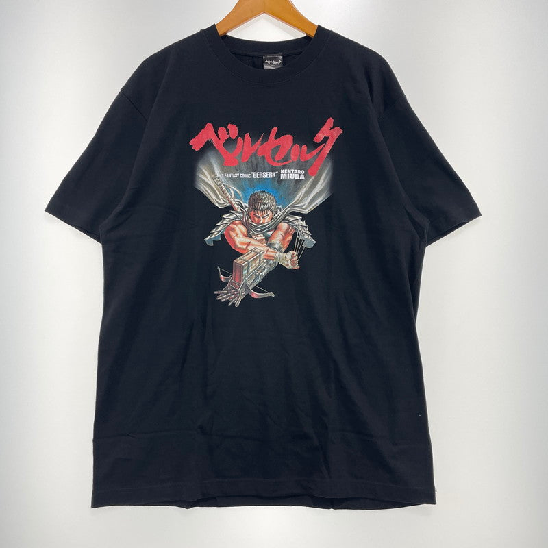 【中古品】【メンズ】 NATALIE STORE ナタリーストア 大ベルセルク展 COMICS TEE コミックス Tシャツ 半袖 トップス 旧版1巻表紙 147-260930-yo-14-teih サイズ：XL カラー：ブラック 万代Net店