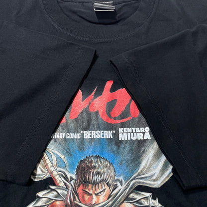 【中古品】【メンズ】 NATALIE STORE ナタリーストア 大ベルセルク展 COMICS TEE コミックス Tシャツ 半袖 トップス 旧版1巻表紙 147-260930-yo-14-teih サイズ：XL カラー：ブラック 万代Net店
