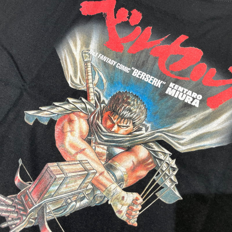 【中古品】【メンズ】 NATALIE STORE ナタリーストア 大ベルセルク展 COMICS TEE コミックス Tシャツ 半袖 トップス 旧版1巻表紙 147-260930-yo-14-teih サイズ：XL カラー：ブラック 万代Net店