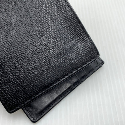 【中古品】【メンズ/レディース】 MAISON MARGIELA メゾン マルジェラ LEATHER FLAP WALLET レザーフラップ ウォレット 二つ折り財布 181-260929-ko-12-teih カラー：ブラック 万代Net店