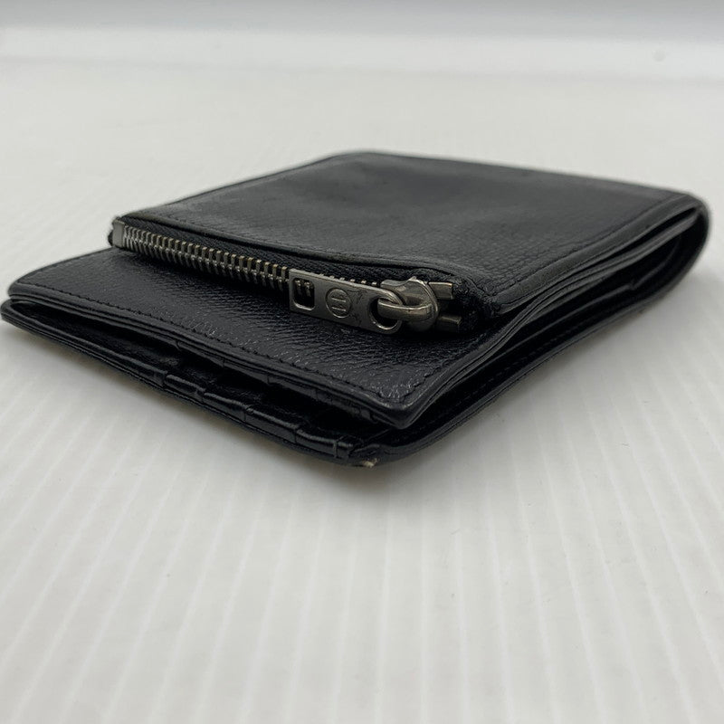 【中古品】【メンズ/レディース】 MAISON MARGIELA メゾン マルジェラ LEATHER FLAP WALLET レザーフラップ ウォレット 二つ折り財布 181-260929-ko-12-teih カラー：ブラック 万代Net店