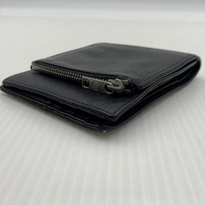 【中古品】【メンズ/レディース】 MAISON MARGIELA メゾン マルジェラ LEATHER FLAP WALLET レザーフラップ ウォレット 二つ折り財布 181-260929-ko-12-teih カラー：ブラック 万代Net店