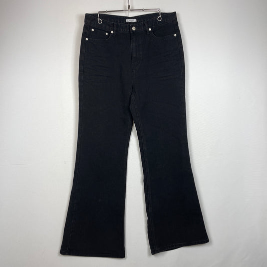 【中古品】【メンズ】 NOSTER SEOUL ノスターソウル ESSENTIAL BLACK FLARE DENIM PANT エッセンシャルブラック フレア デニムパンツ ボトムス ジーンズ 158-261003-ss-10-teih サイズ：L カラー：ブラック 万代Net店
