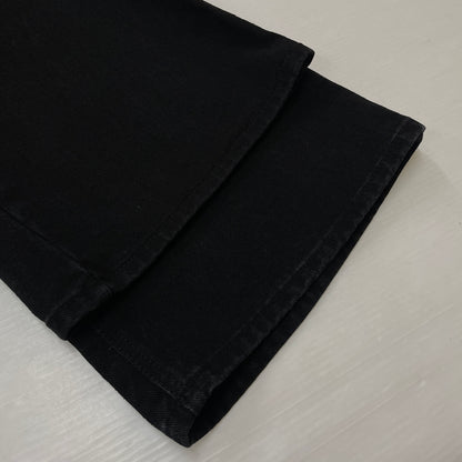【中古品】【メンズ】 NOSTER SEOUL ノスターソウル ESSENTIAL BLACK FLARE DENIM PANT エッセンシャルブラック フレア デニムパンツ ボトムス ジーンズ 158-261003-ss-10-teih サイズ：L カラー：ブラック 万代Net店