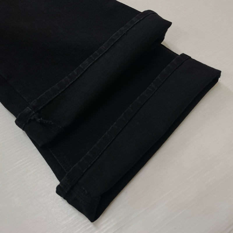 【中古品】【メンズ】 NOSTER SEOUL ノスターソウル ESSENTIAL BLACK FLARE DENIM PANT エッセンシャルブラック フレア デニムパンツ ボトムス ジーンズ 158-261003-ss-10-teih サイズ：L カラー：ブラック 万代Net店