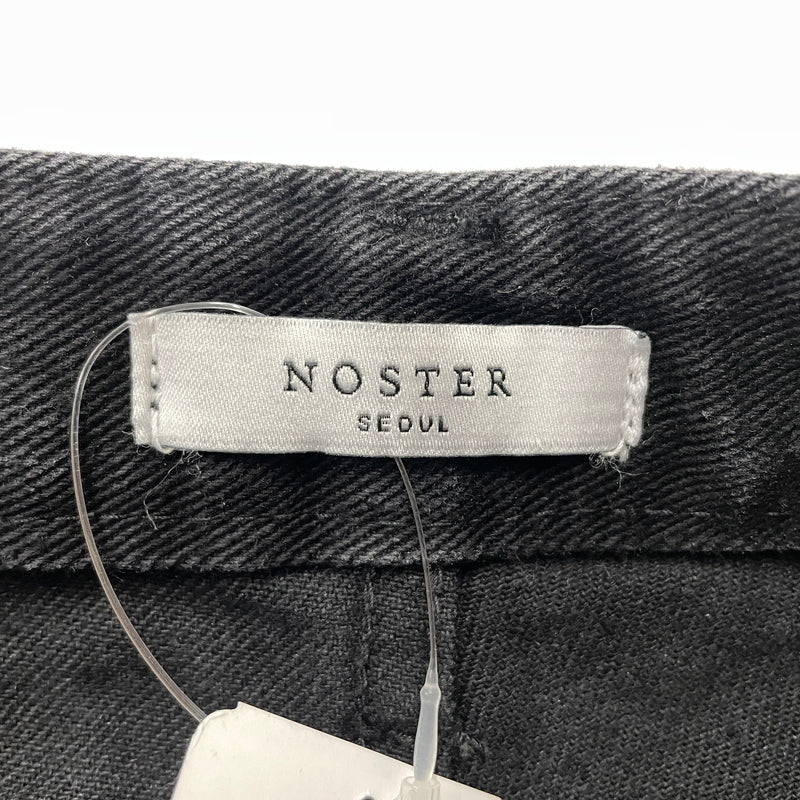 【中古品】【メンズ】 NOSTER SEOUL ノスターソウル ESSENTIAL BLACK FLARE DENIM PANT エッセンシャルブラック フレア デニムパンツ ボトムス ジーンズ 158-261003-ss-10-teih サイズ：L カラー：ブラック 万代Net店