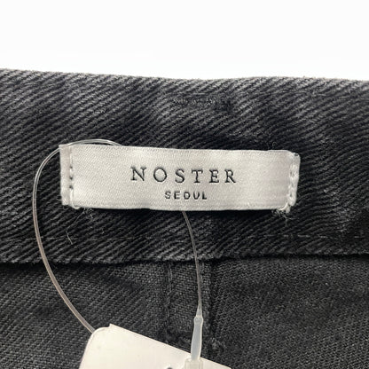 【中古品】【メンズ】 NOSTER SEOUL ノスターソウル ESSENTIAL BLACK FLARE DENIM PANT エッセンシャルブラック フレア デニムパンツ ボトムス ジーンズ 158-261003-ss-10-teih サイズ：L カラー：ブラック 万代Net店