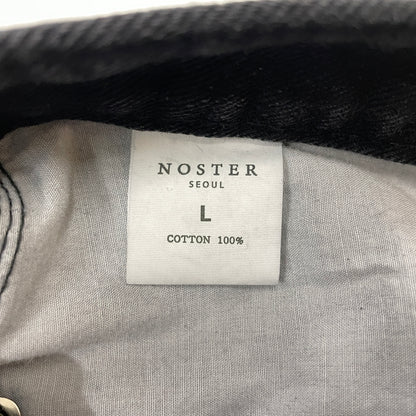 【中古品】【メンズ】 NOSTER SEOUL ノスターソウル ESSENTIAL BLACK FLARE DENIM PANT エッセンシャルブラック フレア デニムパンツ ボトムス ジーンズ 158-261003-ss-10-teih サイズ：L カラー：ブラック 万代Net店