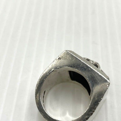 【中古品】【メンズ】 CHROME HEARTS クロムハーツ CH PRS LETTER BLOCK RING CHプラス レター ブロック リング 指輪 アクセサリー 190-261027-yo-27-teih カラー：シルバー 16号 万代Net店