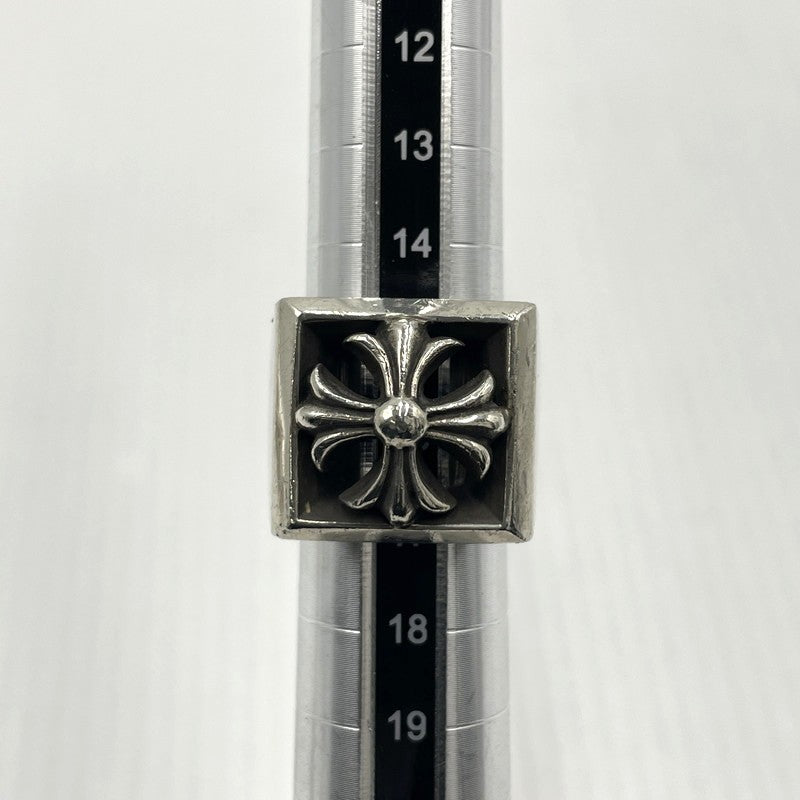 【中古品】【メンズ】 CHROME HEARTS クロムハーツ CH PRS LETTER BLOCK RING CHプラス レター ブロック リング 指輪 アクセサリー 190-261027-yo-27-teih カラー：シルバー 16号 万代Net店