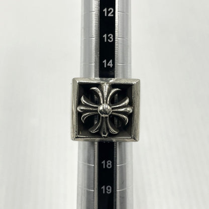 【中古品】【メンズ】 CHROME HEARTS クロムハーツ CH PRS LETTER BLOCK RING CHプラス レター ブロック リング 指輪 アクセサリー 190-261027-yo-27-teih カラー：シルバー 16号 万代Net店