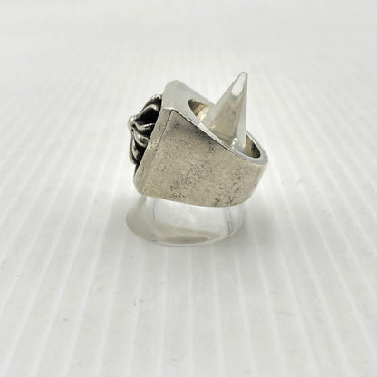 【中古品】【メンズ】 CHROME HEARTS クロムハーツ CH PRS LETTER BLOCK RING CHプラス レター ブロック リング 指輪 アクセサリー 190-261027-yo-27-teih カラー：シルバー 16号 万代Net店