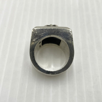 【中古品】【メンズ】 CHROME HEARTS クロムハーツ CH PRS LETTER BLOCK RING CHプラス レター ブロック リング 指輪 アクセサリー 190-261027-yo-27-teih カラー：シルバー 16号 万代Net店