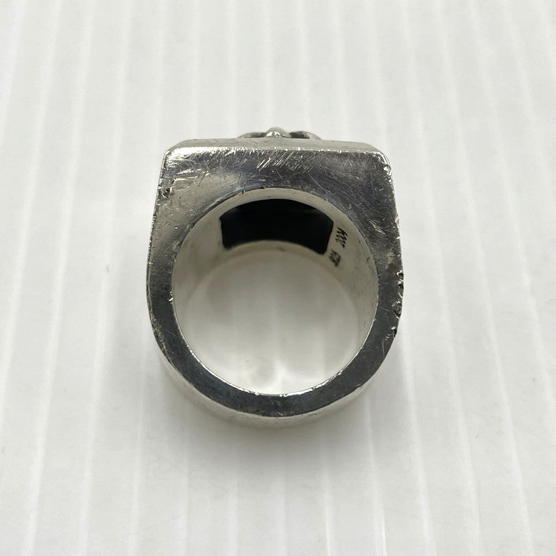 【中古品】【メンズ】 CHROME HEARTS クロムハーツ CH PRS LETTER BLOCK RING CHプラス レター ブロック リング 指輪 アクセサリー 190-261027-yo-27-teih カラー：シルバー 16号 万代Net店