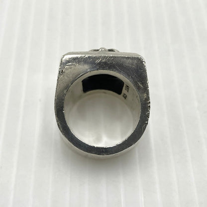 【中古品】【メンズ】 CHROME HEARTS クロムハーツ CH PRS LETTER BLOCK RING CHプラス レター ブロック リング 指輪 アクセサリー 190-261027-yo-27-teih カラー：シルバー 16号 万代Net店
