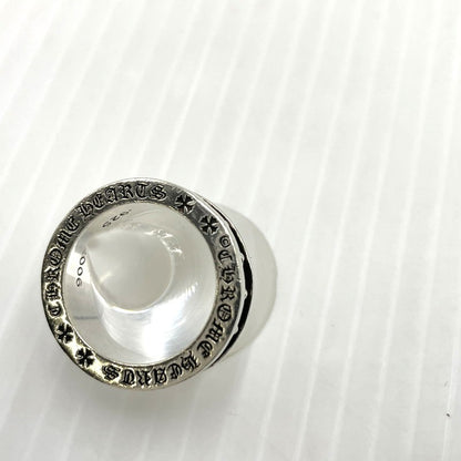 【中古品】【メンズ】 CHROME HEARTS クロムハーツ CH PRS MINI CHプラス ミニ リング 指輪 アクセサリー 190-261027-yo-26-teih カラー：シルバー 15号 万代Net店