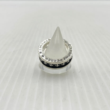 【中古品】【メンズ】 CHROME HEARTS クロムハーツ CH PRS MINI CHプラス ミニ リング 指輪 アクセサリー 190-261027-yo-26-teih カラー：シルバー 15号 万代Net店