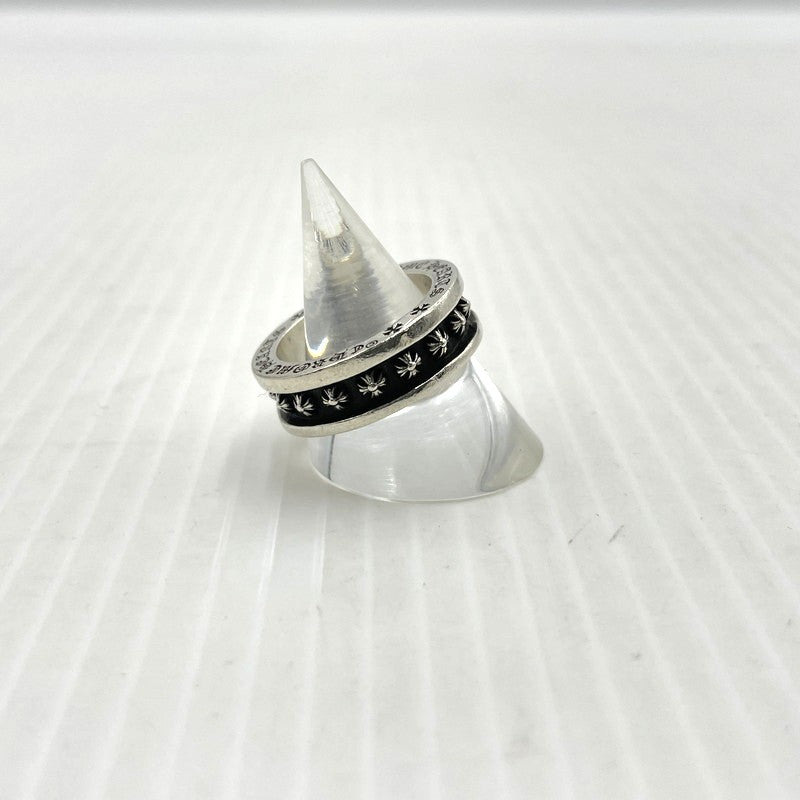 【中古品】【メンズ】 CHROME HEARTS クロムハーツ CH PRS MINI CHプラス ミニ リング 指輪 アクセサリー 190-261027-yo-26-teih カラー：シルバー 15号 万代Net店