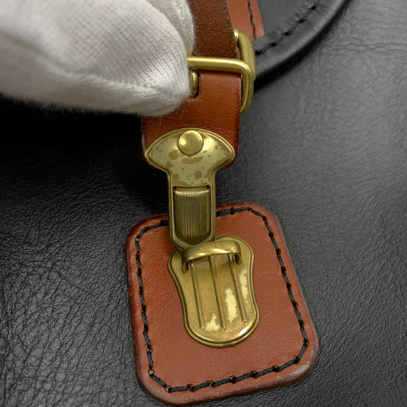 【中古品】【メンズ/レディース】 HERZ ヘルツ LEATHER SHOULDER BAG レザー ショルダーバッグ カバン 188-260929-ko-20-teih カラー：ブラック/ブラウン 万代Net店
