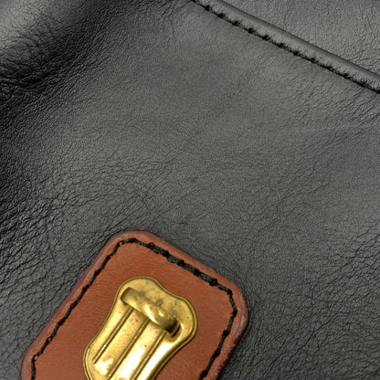 【中古品】【メンズ/レディース】 HERZ ヘルツ LEATHER SHOULDER BAG レザー ショルダーバッグ カバン 188-260929-ko-20-teih カラー：ブラック/ブラウン 万代Net店