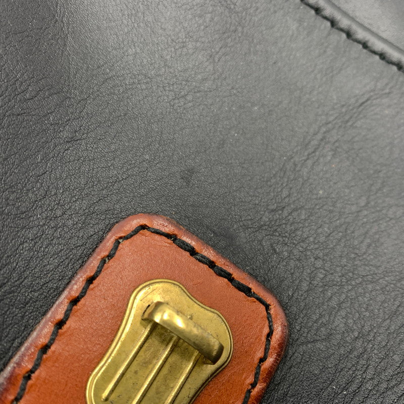 【中古品】【メンズ/レディース】 HERZ ヘルツ LEATHER SHOULDER BAG レザー ショルダーバッグ カバン 188-260929-ko-20-teih カラー：ブラック/ブラウン 万代Net店