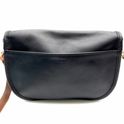 【中古品】【メンズ/レディース】 HERZ ヘルツ LEATHER SHOULDER BAG レザー ショルダーバッグ カバン 188-260929-ko-20-teih カラー：ブラック/ブラウン 万代Net店
