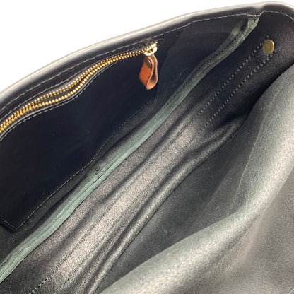 【中古品】【メンズ/レディース】 HERZ ヘルツ LEATHER SHOULDER BAG レザー ショルダーバッグ カバン 188-260929-ko-20-teih カラー：ブラック/ブラウン 万代Net店