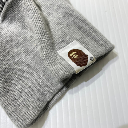 【中古品】【メンズ】 A BATHING APE アベイシングエイプ MONOGRAM FULL ZIP PARKA 001ZPG201025X モノグラム フルジップ パーカー 長袖 トップス 142-260930-yo-16-teih サイズ：2XL カラー：グレー 万代Net店