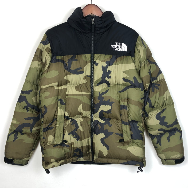 【中古品】【メンズ】 THE NORTH FACE ザ ノースフェイス NOVELTY NUPTSE JACKET ND91842 ノベルティー ヌプシ ジャケット アウター 144-260929-sa-32-teih サイズ：M カラー：カモ柄 万代Net店