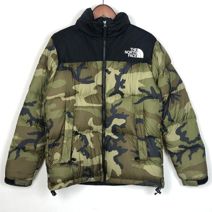 【中古品】【メンズ】 THE NORTH FACE ザ ノースフェイス NOVELTY NUPTSE JACKET ND91842 ノベルティー ヌプシ ジャケット アウター 144-260929-sa-32-teih サイズ：M カラー：カモ柄 万代Net店