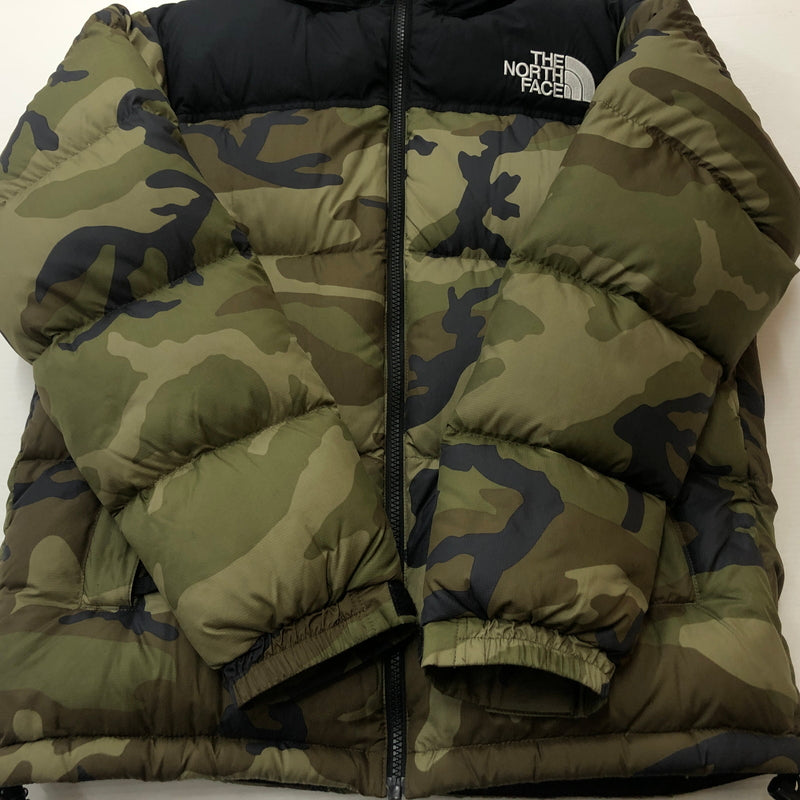 【中古品】【メンズ】 THE NORTH FACE ザ ノースフェイス NOVELTY NUPTSE JACKET ND91842 ノベルティー ヌプシ ジャケット アウター 144-260929-sa-32-teih サイズ：M カラー：カモ柄 万代Net店