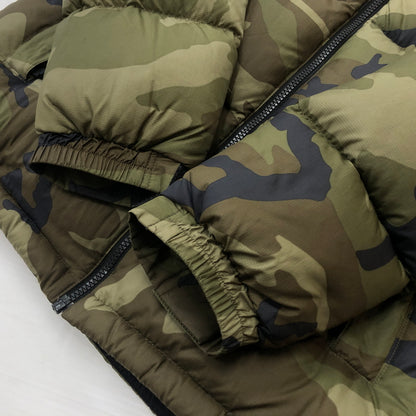 【中古品】【メンズ】 THE NORTH FACE ザ ノースフェイス NOVELTY NUPTSE JACKET ND91842 ノベルティー ヌプシ ジャケット アウター 144-260929-sa-32-teih サイズ：M カラー：カモ柄 万代Net店