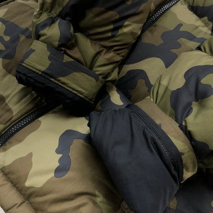 【中古品】【メンズ】 THE NORTH FACE ザ ノースフェイス NOVELTY NUPTSE JACKET ND91842 ノベルティー ヌプシ ジャケット アウター 144-260929-sa-32-teih サイズ：M カラー：カモ柄 万代Net店