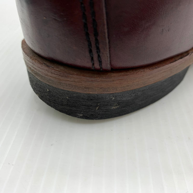 【中古品】【メンズ】 RED WING レッドウィング BECKMAN BOOTS BLACK CHERRY 9011 ベックマン ブーツ 靴 ラウンドトゥ 164-260929-ko-27-teih サイズ：26cm カラー：レッド 万代Net店