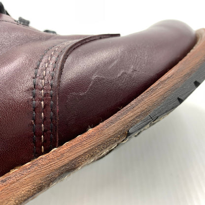 【中古品】【メンズ】 RED WING レッドウィング BECKMAN BOOTS BLACK CHERRY 9011 ベックマン ブーツ 靴 ラウンドトゥ 164-260929-ko-27-teih サイズ：26cm カラー：レッド 万代Net店