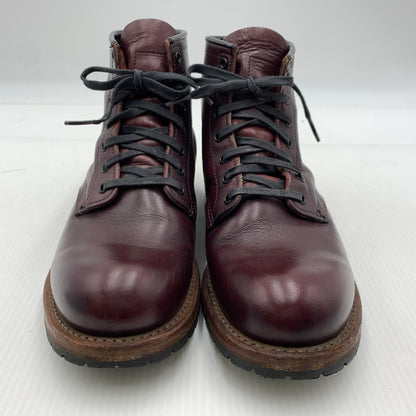 【中古品】【メンズ】 RED WING レッドウィング BECKMAN BOOTS BLACK CHERRY 9011 ベックマン ブーツ 靴 ラウンドトゥ 164-260929-ko-27-teih サイズ：26cm カラー：レッド 万代Net店