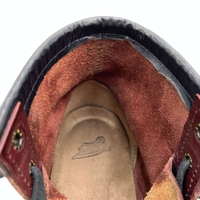 【中古品】【メンズ】 RED WING レッドウィング BECKMAN BOOTS BLACK CHERRY 9011 ベックマン ブーツ 靴 ラウンドトゥ 164-260929-ko-27-teih サイズ：26cm カラー：レッド 万代Net店