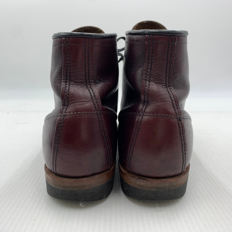【中古品】【メンズ】 RED WING レッドウィング BECKMAN BOOTS BLACK CHERRY 9011 ベックマン ブーツ 靴 ラウンドトゥ 164-260929-ko-27-teih サイズ：26cm カラー：レッド 万代Net店