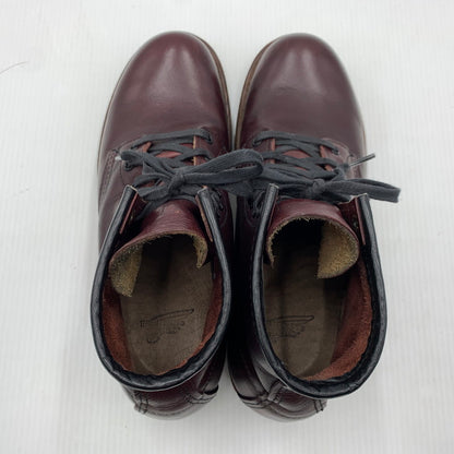 【中古品】【メンズ】 RED WING レッドウィング BECKMAN BOOTS BLACK CHERRY 9011 ベックマン ブーツ 靴 ラウンドトゥ 164-260929-ko-27-teih サイズ：26cm カラー：レッド 万代Net店