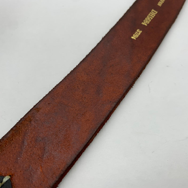 【中古品】【メンズ】 Vintage Works ヴィンテージワークス HAND MADE LEATHER BELT DH5684 ハンドメイド レザーベルト アクセサリー 205-260929-ko-03-teih カラー：ブラック系 万代Net店