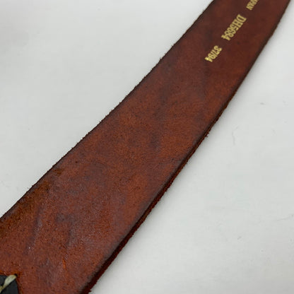 【中古品】【メンズ】 Vintage Works ヴィンテージワークス HAND MADE LEATHER BELT DH5684 ハンドメイド レザーベルト アクセサリー 205-260929-ko-03-teih カラー：ブラック系 万代Net店