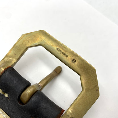 【中古品】【メンズ】 Vintage Works ヴィンテージワークス HAND MADE LEATHER BELT DH5684 ハンドメイド レザーベルト アクセサリー 205-260929-ko-03-teih カラー：ブラック系 万代Net店