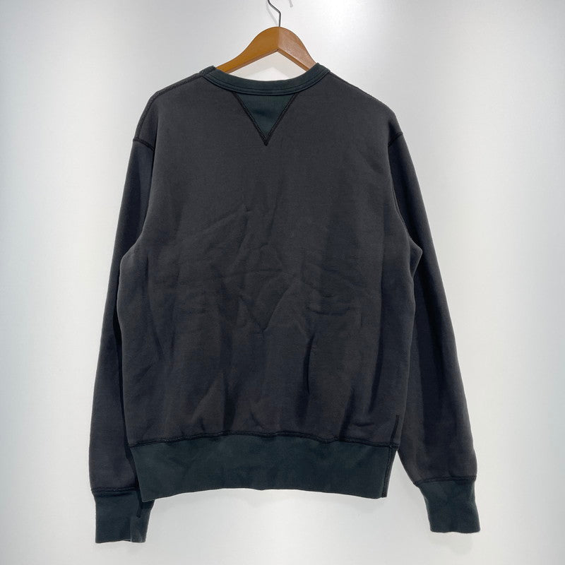 【中古品】【メンズ】 BARNS OUTFITTERS バーンズアウトフィッター STANDARD COZUN TIGER SWEAT スタンダード コズン タイガー スウェット 両Vガゼット 長袖 トップス トレーナー 145-260930-yo-12-teih サイズ：L カラー：グレー 万代Net店