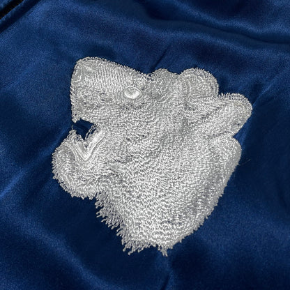 【中古品】【メンズ】 603 MIDWEST ロクマルサン ミッドウエスト TIGER EMBROIDERY SILK SKA-JACKET 虎刺繍 シルク スカジャン ライトアウター スーベニアジャケット 147-260930-yo-09-teih サイズ：L カラー：ネイビー 万代Net店