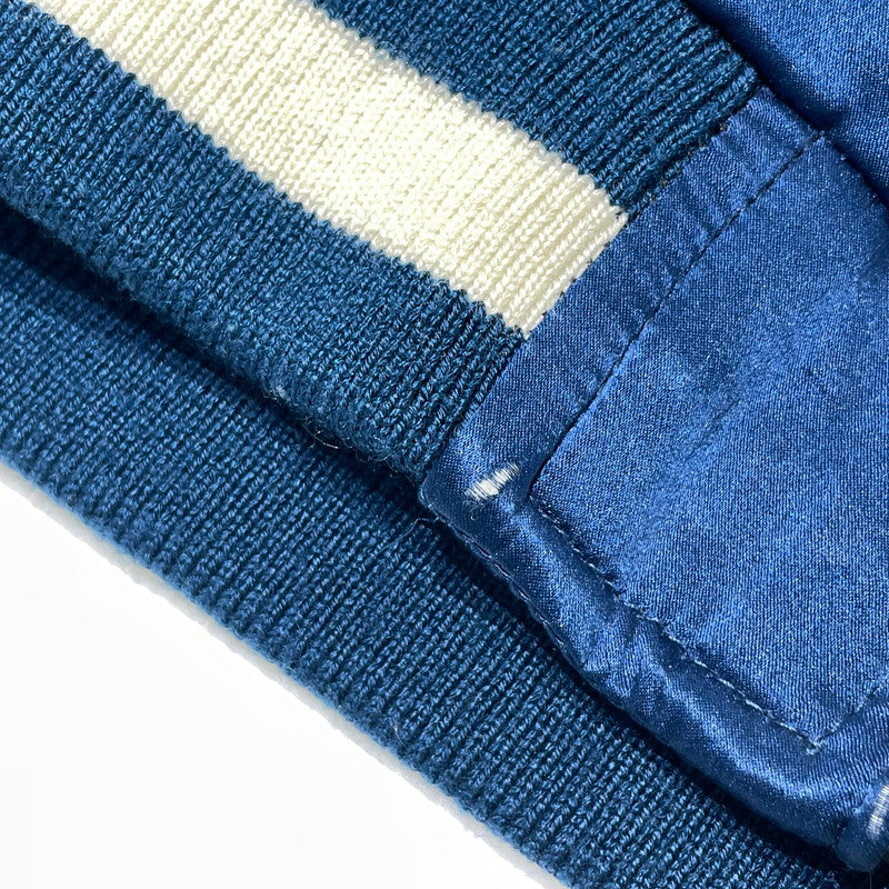 【中古品】【メンズ】 603 MIDWEST ロクマルサン ミッドウエスト TIGER EMBROIDERY SILK SKA-JACKET 虎刺繍 シルク スカジャン ライトアウター スーベニアジャケット 147-260930-yo-09-teih サイズ：L カラー：ネイビー 万代Net店