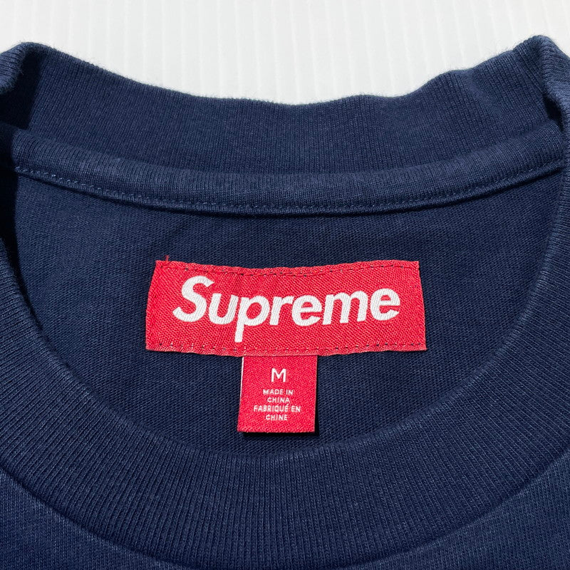 【中古品】【メンズ】 SUPREME シュプリーム 26FW HEARTS STUDDED SS TOP ハート スタッズ ショートスリーブ Tシャツ 半袖 トップス 149-260930-yo-19-teih サイズ：M カラー：ネイビー 万代Net店